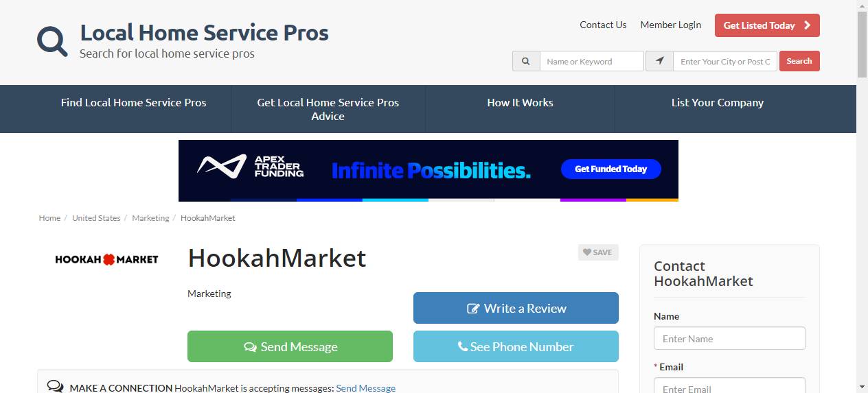 HookahMarket Profile